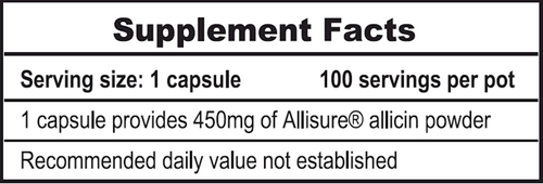 Allimax PRO 450 mg 100 Vegetarian Capsules