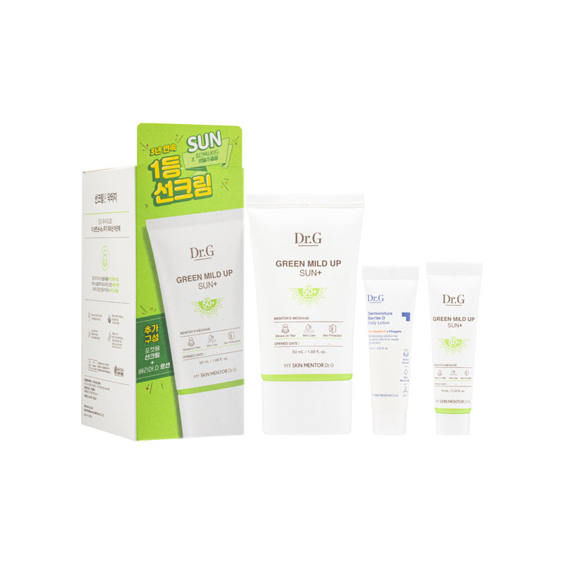 Dr. G Green Mild Up Sun SPF50+Pa++++ Set 3PCS