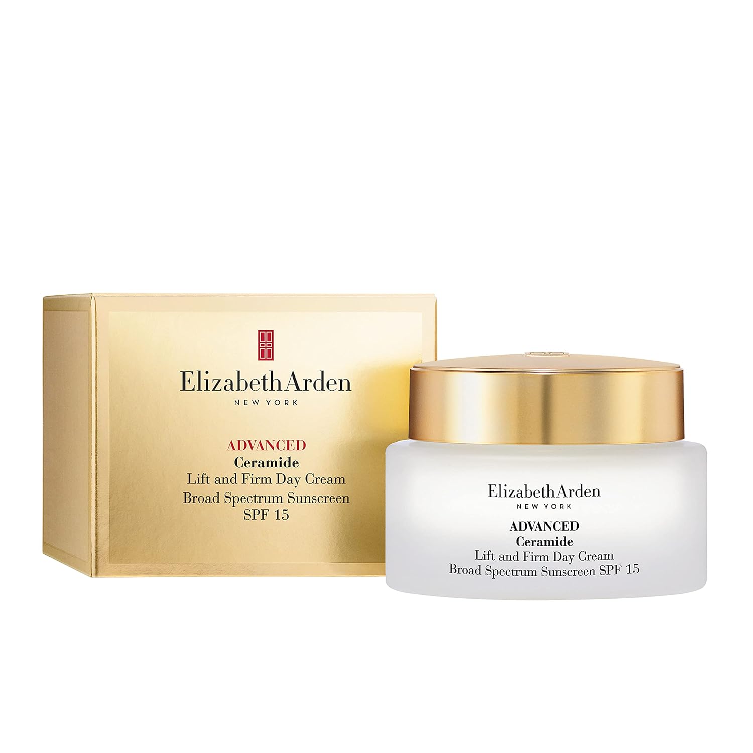 Elizabeth Arden Advanced Ceramide Lift and Firm Face Moisturizer, with Broad Spectrum Sunscreen, SPF 15, 1.7 fl. oz
