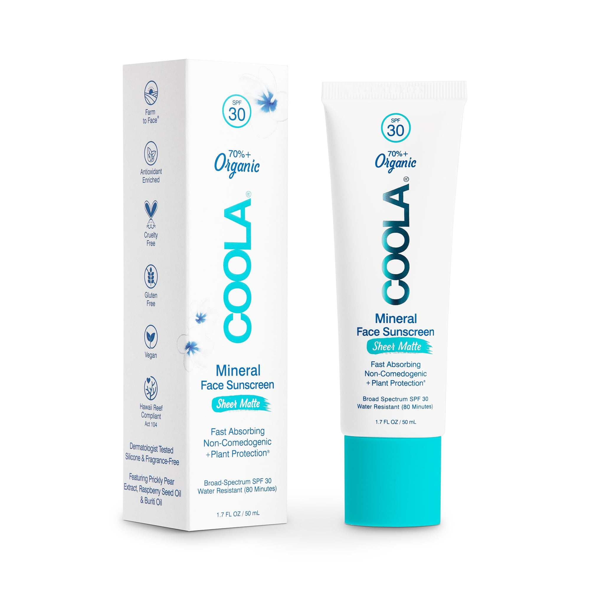COOLA Suncare Mineral Face Lotion Sheer Matte SPF 30 (1.7 fl oz) #10084506