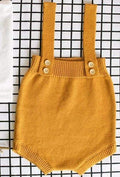 Girl's Clothing Yellow / 3M Baby Knit Suspender Romper